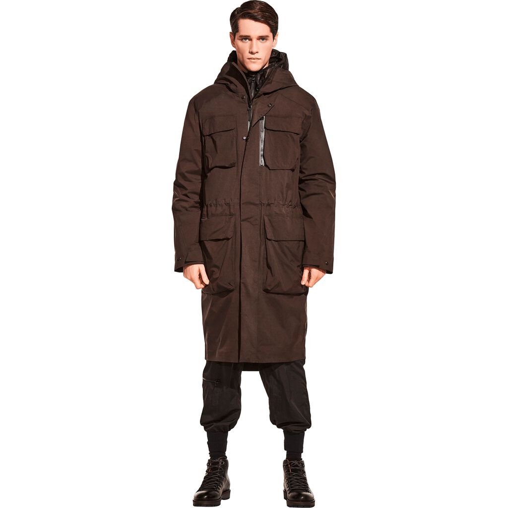 Jack Wolfskin HUDSON YARDS hardshell parka ανδρικα σοκολάτα | GR2921642